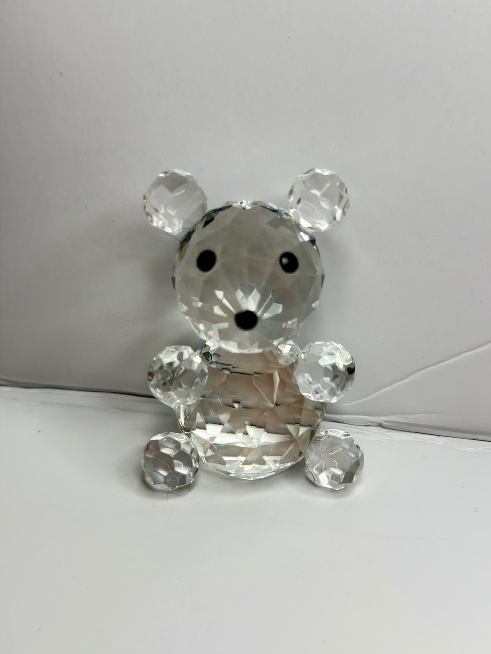Vintage Genuine Crystal My Treasure Crystal Figurine Bear 🐻 in Box